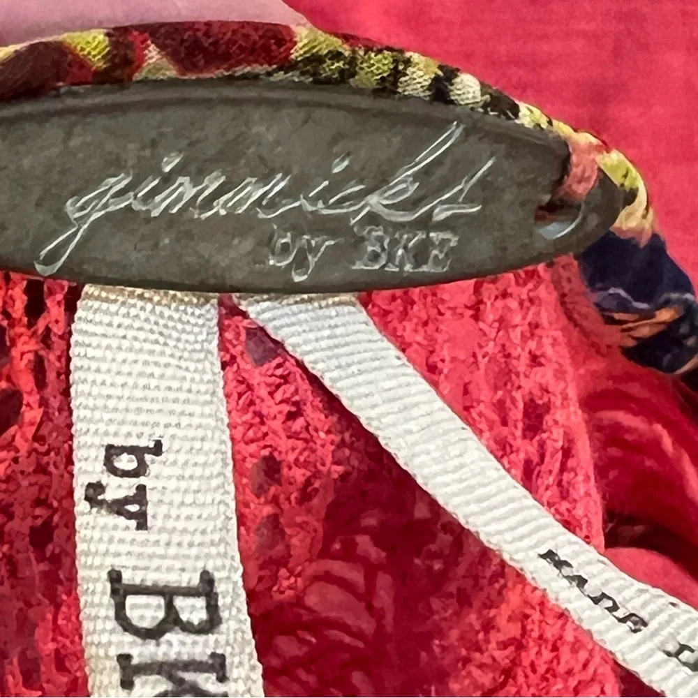 GIMMICKS BY BKE tank top size small cotton lace embellished back cutout - Picture 11 of 12